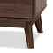 Baxton Studio Lena Mid-Century Walnut Brown Finished 3-Drawer Wood Chest 157-9533 - alternate 7